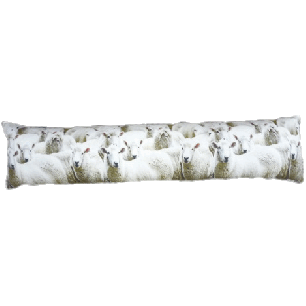 canvas draught excluder sheep 20x90cm