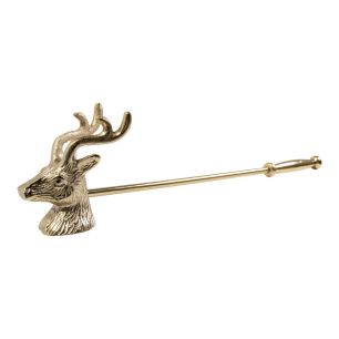 Candle Snuffer reindeer gold 31x8x5cm