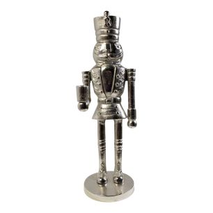 Nutcracker silver 47x15x15cm