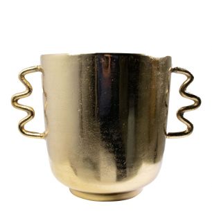 Champagne Koeler goud handle h25 d23cm