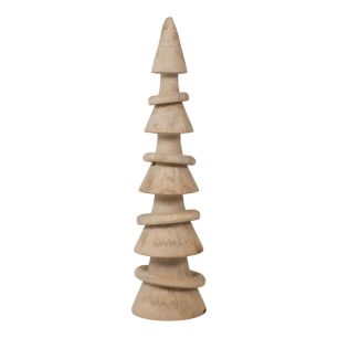Decoration Christmas tree with rings dia15xH55cm