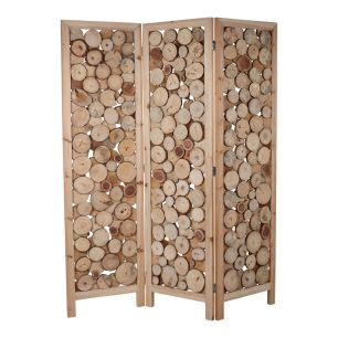  Room Divider wood 49x179x2.5cm