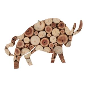  Wall Decoration bison 43x24x2.2cm
