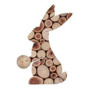  Wall Decoration rabbit 22x34x2.2cm
