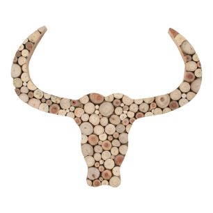  Wall Decoration bull’s head 77x65x5cm