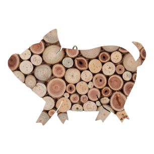  Wall Decoration piglet 39x27x2.2cm