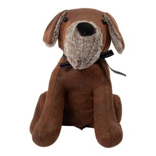 Door Stopper dog dark brown