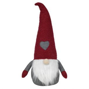 butoir de porte lutin chapeau rouge