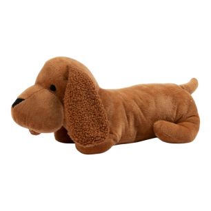 Door Stopper dachshund brown boucle ears 17x40x17cm
