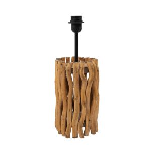 Lamp base wood 43cm