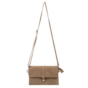 crossbody tas envelop bruin 24cm