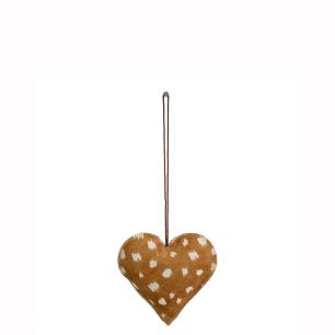 hanging decoration heart deer small 5cm (bos taurus taurus)*
