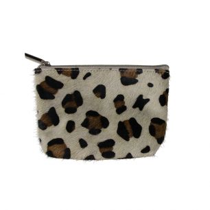 make up bag leopard 15cm (bos taurus taurus)*