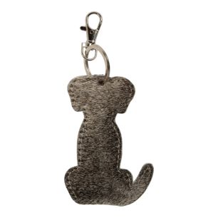 Porte-clés chien gris (Bos taurus)