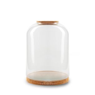 Terrarium met kurk 'sandra' h33 d25 cm