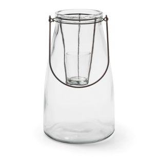 Lantaarn 'roan' h26,5 d15 cm