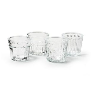 Vasen mix 4 ass. 'vintage' h10 d11,5 cm