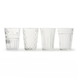 Vasen mix 4 ass. 'vintage' h12,5 d10 cm