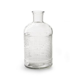 Bottlevase 2 ass. 'hazard' h20 d10 cm