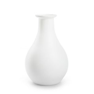 Eco Flasche 'Nice' matt weiss h25 d15,5 cm