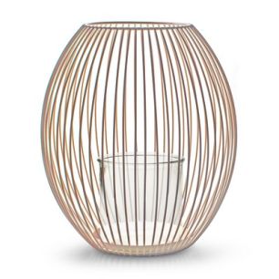 Lantern 'wendy' sand h26 d21.5 cm