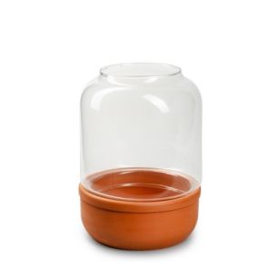 Hurricane with ceramic base 'lissabon' h22 d17 cm