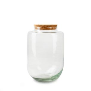 Vaas met kurk 'melanie' h25 d17 cm