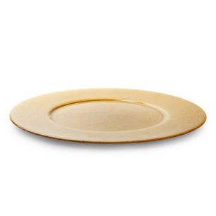 Plate 'malena' gold h2 d32 cm