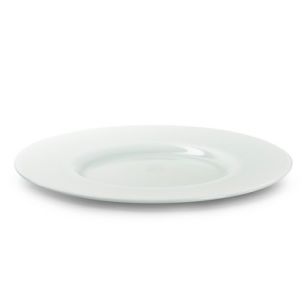 Plate 'laurena' white h2 d32 cm