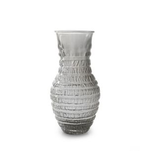 Vase 'elaine' smoke h35 d17 cm