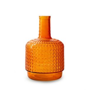 Bottle 'sari' orange h27 d14.5 cm