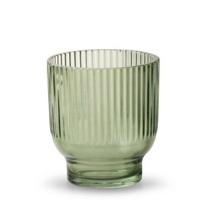 Tealightholder 'dex' mint green h10 d9 cm