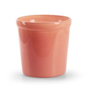 Glaspot 'pottz' roze glans h12,5 d12,5 cm