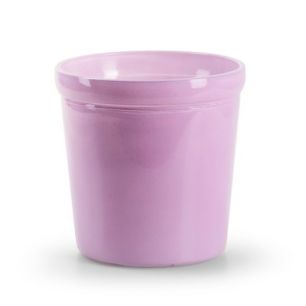 Glaspot 'pottz' lila glans h12,5 d12,5 cm