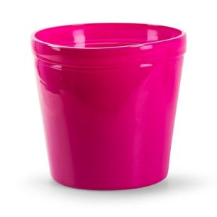 Glaspot 'pottz' fuchsia glans h13,5 d14,5 cm