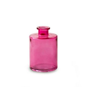 Bottle 'inky' fuchsia h11 d7 cm