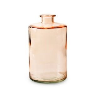 Bottle 'inky' pink h15 d9 cm