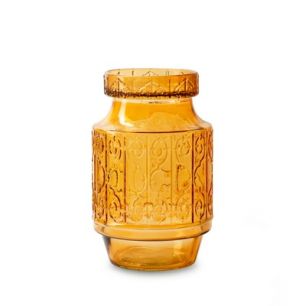 Vase 'billie' orange h19.5 d12.5 cm