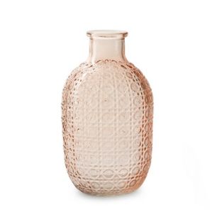Vase 'jacky' pink h20 d11 cm