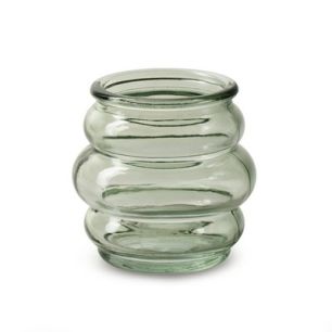 Tealightholder 'silas' mint green h8 d8 cm