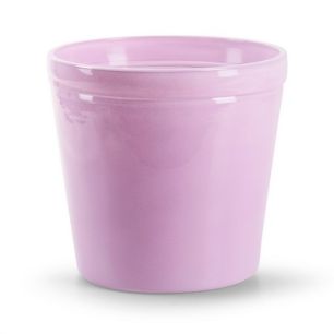 Glaspot 'pottz' lila glans h13,5 d14,5 cm