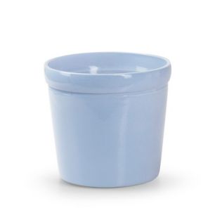 Glaspot 'pottz' blue shiny h10,5 d11,5 cm