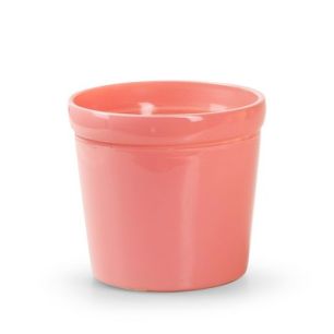 Glaspot 'pottz' pink shiny h10,5 d11,5 cm