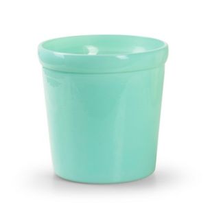 Glaspot 'pottz' mint green shiny h12,5 d12,5 cm