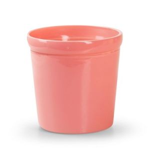 Glaspot 'pottz' pink shiny h12,5 d12,5 cm