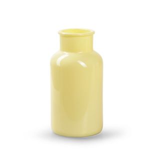 Bottle 'braxton' yellow shiny h16,5 d8 cm