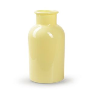 Bottle 'braxton' yellow shiny h20 d10 cm