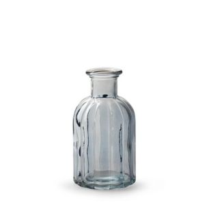Bottle 'norinne' blue h14 d7,5 cm