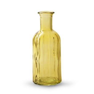 Bottle 'norinne' yellow h19 d7,5 cm
