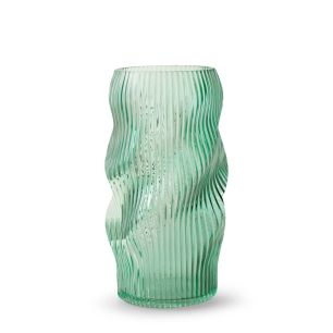 Vaas 'wessel' mint groen h24,5 d14,5 cm